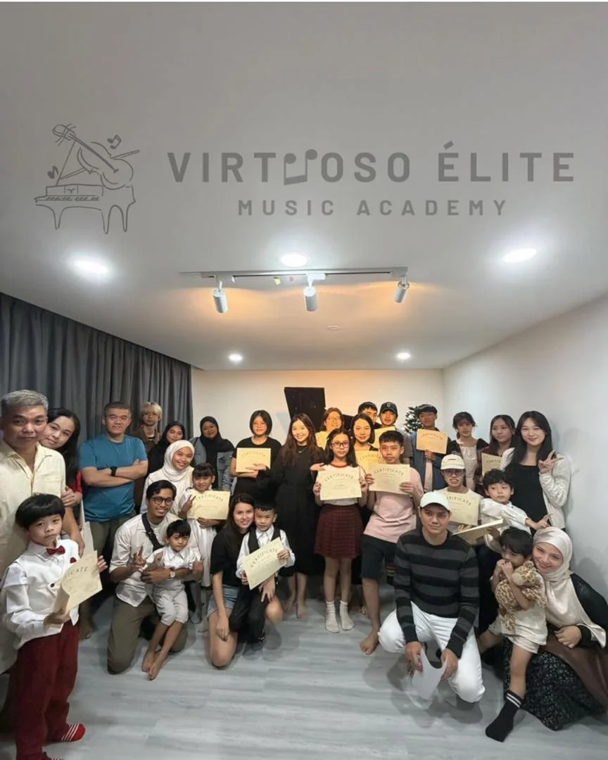 VEMA students and faculty at a recital